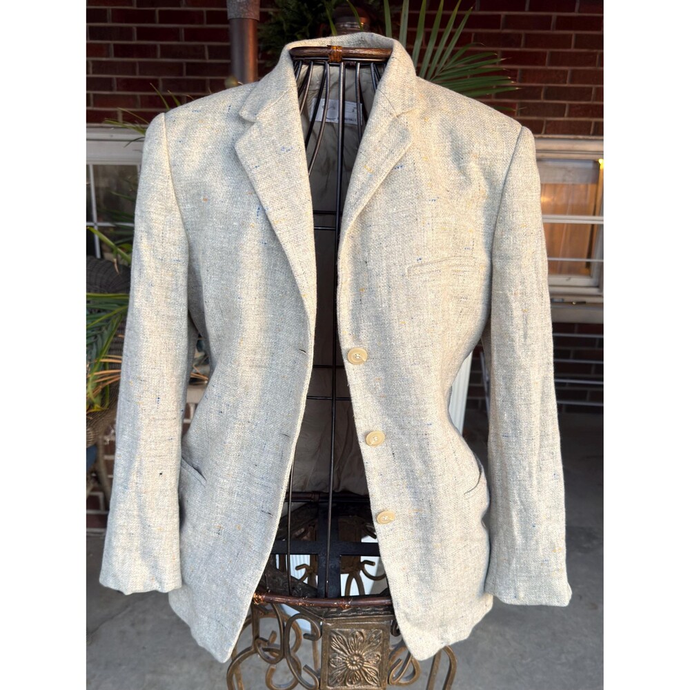 Vintage Detra Beverly Hills Italian Wool Cashmere Blazer  Size IT 42